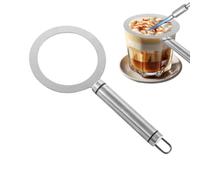 Cake Ring Mold - Reusable Stainless Steel Mold with Round Handle | Cookie Shaper Round | for Birthday Thanksgiving Home New Year Eve Offices School Kids Adults Family Friends Party