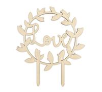 Cake Topper Bois "Love