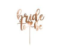 CAKE TOPPER BRIDE TO BE ROSE GOLD 17,5CM
