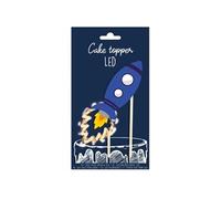 Cake topper LED Fusée