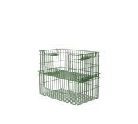 Cala Panier Empilable Ouvert H13 cm Lot de 2 Verdant Green