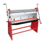 Combinée rouleuse, plieuse et cisaille manuelle pour feuille de tôle 1320 x 1 mm - UBM 1400 HOLZMANN G