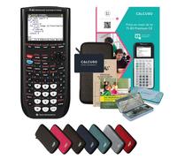 CALCUSO Ensemble Premium gris foncé avec Calculatrice Graphique TI 82 Advanced Python Edition