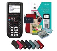 CALCUSO Ensemble Premium rouge avec Calculatrice Graphique TI 82 Advanced Python Edition