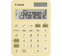 Calculatrice Canon LS-125KB Jaune 12 chiffres Batterie Solaire Bureau