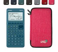 Casio Graph 25+E II avec Housse de Protection WYNGS incluse Rose - Calculatrice Graphique - Pack de Base