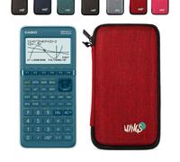 Casio Graph 25+E II avec Housse de Protection WYNGS incluse Rouge - Calculatrice Graphique - Pack de Base