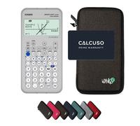Casio Graph Light avec Housse de Protection WYNGS incluse Gris Foncé - Calculatrice Graphique - Pack de Base