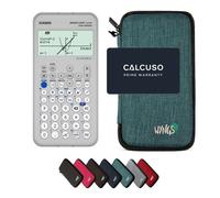 Casio Graph Light avec Housse de Protection WYNGS incluse Turquoise - Calculatrice Graphique - Pack de Base