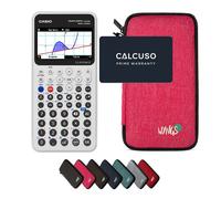 Casio Graph Math+ avec Housse de Protection WYNGS incluse Rose - Calculatrice Graphique - Pack de Base