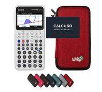 Casio Graph Math+ avec Housse de Protection WYNGS incluse Rouge - Calculatrice Graphique - Pack de Base