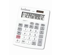 Calculatrice De Bureau 12 Chiffres Avec Double Alimentation Blanc TU
