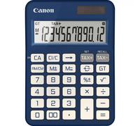 Calculatrice de bureau Canon KS-125KB 12 chiffres Alimentation binaire/solaire Bleue