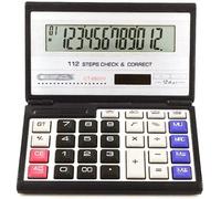 Calculatrice de bureau de haute qualité avec écran LCD, double alimentation, conversion de taxes et de devises, plastique ABS durable