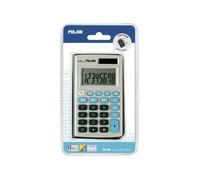 Calculatrice Milán avec étuis bleu 10x7