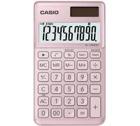Calculatrice de poche Casio SL-1000SC rose solaire, à pile(s)
