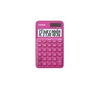 Casio SL-310UC - Calculatrice de poche - 10 chiffres - panneau solaire, pile - rouge