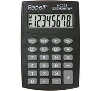 Calculatrice de poche HC 208, noir