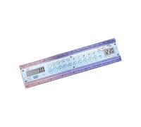 Calculatrice de règle mathématique avec Horloge LCD, règle Droite de 15 cm / 5, 9 Pouces pour Les Notes en Classe, Les tâches de Bureau et l ' étude de la Calculatrice Droite de rédaction