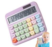 Calculatrice Grand Écran, Calculatrice 12 Chiffres À Grands Boutons, Machine à Additionner Écran Inclinable à 15 Degrés Couleurs pour Travail Études Comptabilité Maison Bureau