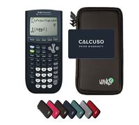 TI-82 Advanced avec Housse de Protection WYNGS incluse Noir - Calculatrice Graphique - Pack de Base