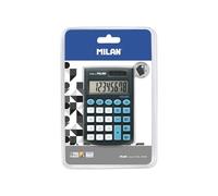 MILAN Calculatrice Nata de poche 8 chiffres noir avec étui PVC
