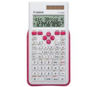Calculatrice scientifique Canon F-715SG 12 chiffres 2 lignes Alimentation batterie/solaire Rose Blanc