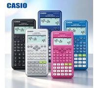 Calculatrice scientifique Casio Fx-82ES-PLSA/DH-12/FX-991CN CW/DJ-120D/MX-12B avec bibliothèque de constantes intégrée, pour études et professionnalisme DH-12-BLACK