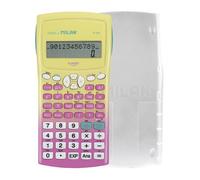 Calculatrice scientifique - MILAN - M240 - Couleur dégradée rose/jaune - Alimentation par pile - Ergonomique