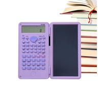 Calculatrice scientifique portable et pliable avec bloc-notes | Conçu pour les examens des étudiants avec calculatrice scientifique, fournit un soutien fiable de 15 x 8 x 0,9 cm pour le