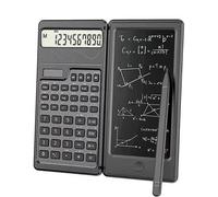 Calculatrice scientifique solaire avec fonctions de bloc-notes LCD Calculatrice pliable portable professionnelle pour