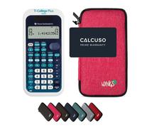 TI-Collège Plus Solaire avec Housse de Protection WYNGS incluse Rose - Calculatrice Scientifique - Pack de Base