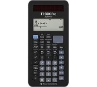 Texas Instruments Calculatrice scolaire TI-30X Pro MathPrint Noir Solaire et à piles