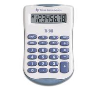Calculatrice Texas Instruments TI-501 8 chiffres Bleu Blanc Compacte