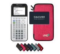 TI-83 Premium CE Edition Python avec Housse de Protection WYNGS incluse Rose - Calculatrice Graphique - Pack de Base