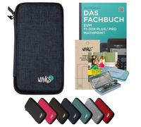 CALCUSO Accessoires Ensemble Premium bleu compatible pour Calculatrice TI-30X Plus/Pro Mathprint