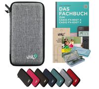 CALCUSO Accessoires Ensemble Premium gris clair compatible pour Calculatrice Casio FX-85GT X