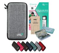 CALCUSO Accessoires Ensemble Premium gris clair compatible pour Calculatrice Graphique TI 83 Premium CE (Python)