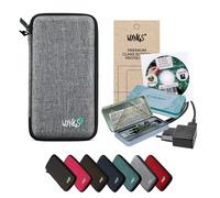 CALCUSO Accessoires Ensemble Premium gris clair compatible pour Calculatrice Graphique TI 84 Plus CE-T (Python)