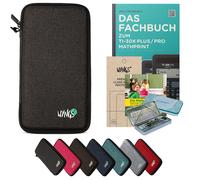 CALCUSO Accessoires Ensemble Premium gris foncé compatible pour Calculatrice TI-30X Plus/Pro Mathprint