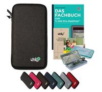 CALCUSO Accessoires Ensemble Premium gris foncé compatible pour Calculatrice TI-30X Prio MathPrint
