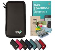 CALCUSO Accessoires Ensemble Premium noir compatible pour Calculatrice Casio FX-83GT X