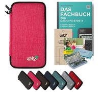 CALCUSO Accessoires Ensemble Premium rose compatible pour Calculatrice Casio FX-85DE X
