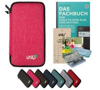 CALCUSO Accessoires Ensemble Premium rose compatible pour Calculatrice Casio FX-87DE Plus 2