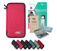 CALCUSO Accessoires Ensemble Premium rose compatible pour Calculatrice Graphique TI 83 Premium CE (Python)