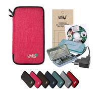 CALCUSO Accessoires Ensemble Premium rose compatible pour Calculatrice Graphique TI 84 Plus CE-T (Python)