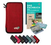 CALCUSO Accessoires Ensemble Premium rouge compatible pour Calculatrice Casio FX-810DE CW