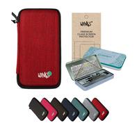 CALCUSO Accessoires Ensemble Premium rouge compatible pour Calculatrice Casio FX 92+ Spéciale Collège