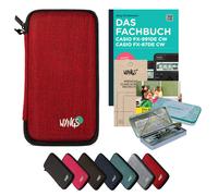 CALCUSO Accessoires Ensemble Premium rouge compatible pour Calculatrice Casio FX-991DE CW