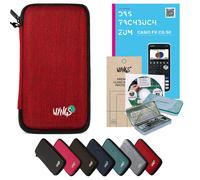 CALCUSO Accessoires Ensemble Premium rouge compatible pour Calculatrice Graphique Casio FX-CG 50